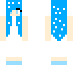 turquoise snowatar girl