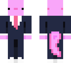 * axolotl in a suit *