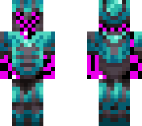 0nullvoid0 with silence diamond trim netherite set