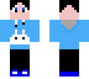 all blue skin