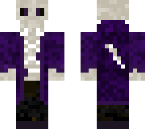 skeleton with ripped cloak