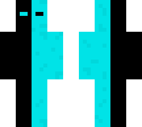 black/cyan