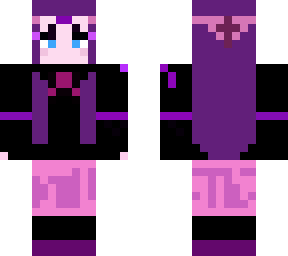 cute purple girl