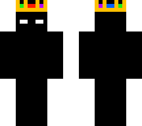 full black white eyes crown