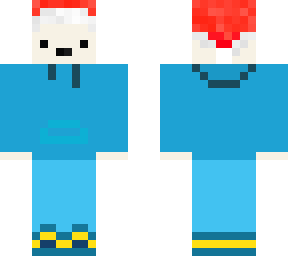 me with santa hat