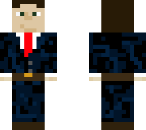 blue suit
