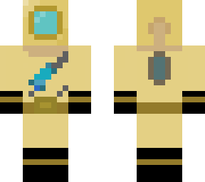 diving suit torn