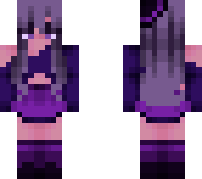 drinks a purple potion~;
