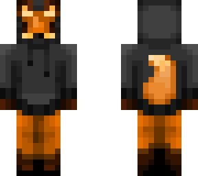 fox in a hoodie