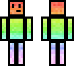 outline rainbow guy