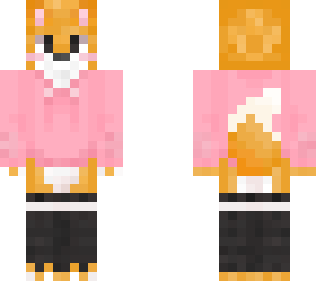 raposa kawai de camisa rosa secreto