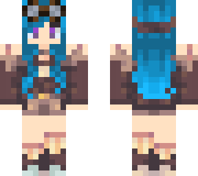 steampunk miner girl