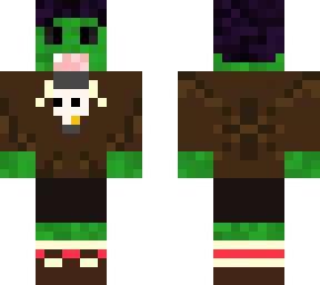 weird little green guy
