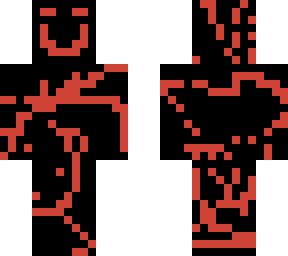 black and red blob