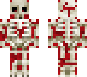 bloody skeleton