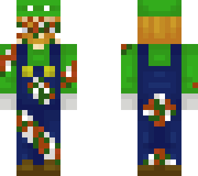 luigi turning into a zombie (luigi)