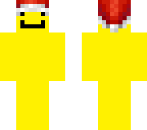 my minecraft skin with a christmas hat