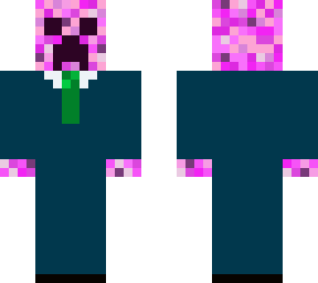pinker creeper im anzug
