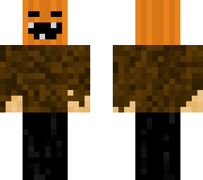 spooky pumpkin head