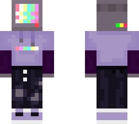 tv purple w/ ripped jeans
