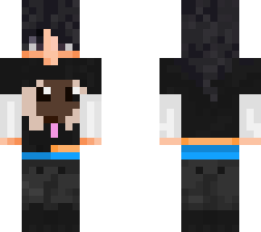 "nubio" skin - hispanic boy with dog t shirt