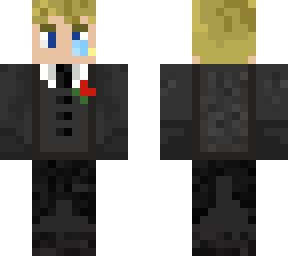 black suit