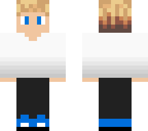 blonde boy blue shoe edition