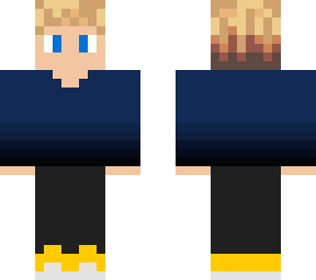 blonde boy blue-yellow edition