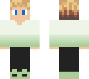 blonde boy teal edition
