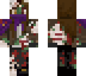 girl zombie skin