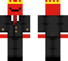 red derp with suit