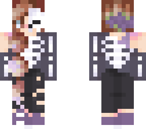 skeleton girl