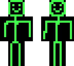 stick man (neon green)