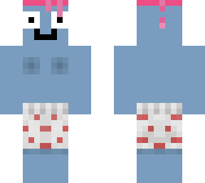 blue 'shiny' hrybleb in pyjamas