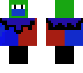 blue and red masked guy