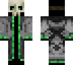 green masked skull