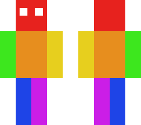 rainbow skin