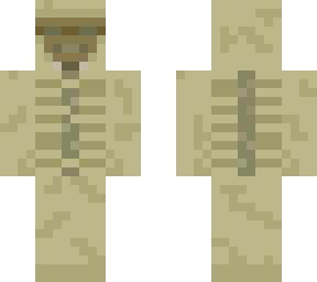 skeleton of zombie gorilla (clint eastwood)