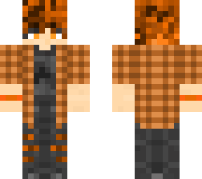 autumn skin with orange color