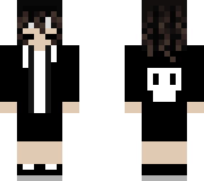 black jacket, curly hair
