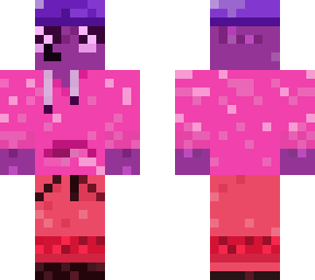 cute purple blob man