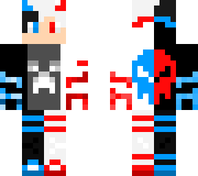 devil gamer boy ( red and blue. version)