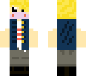 blue jacket