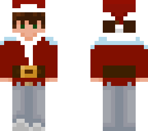 christmas skin brown hair
