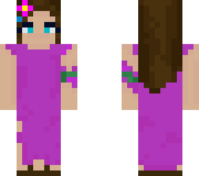 girl in magenta dress (re-coloured) (see description)