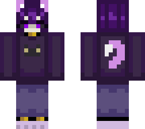 purple cat girl