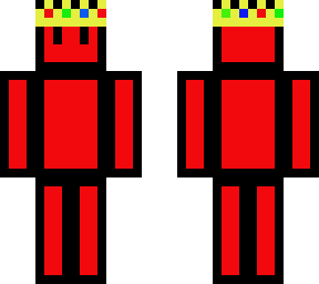red man with a crown