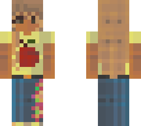 casual girl - apple - flowers