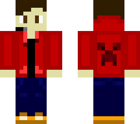gamer boy in red jacket