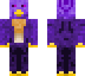 purple bird